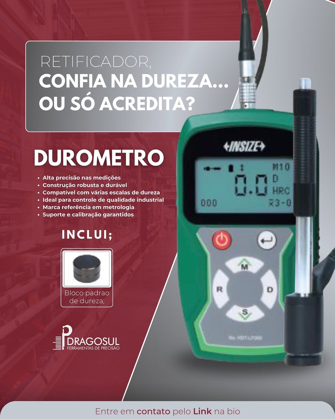 Durômetro portátil Dragosul