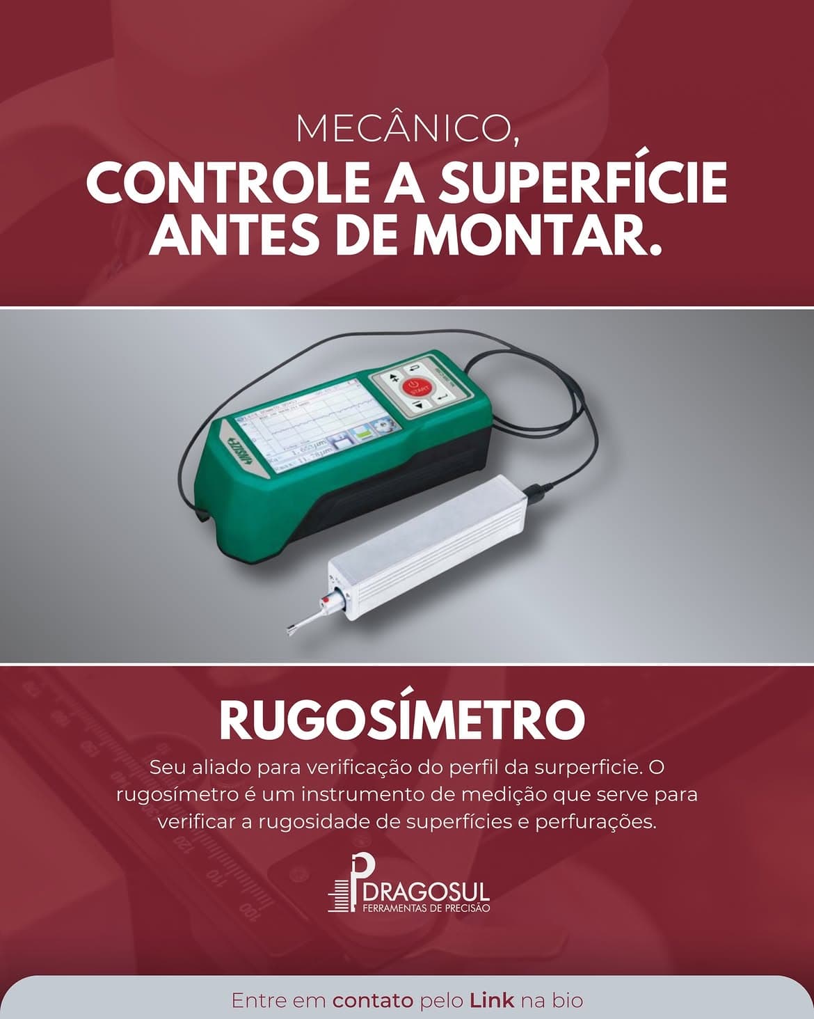 Rugosímetro portátil Dragosul